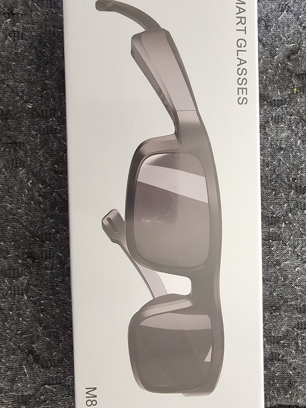 Smart Glasses M8 in Gray - Wireless Wearable Sunglasses